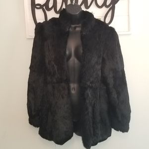 Sold Vintage Black Fur Coat M Fur Origin France